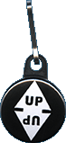 25 mm - 1" - BLACK ZIPPER PULL