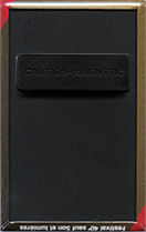 68 mm x 45 mm VERTICAUX - BADGES AVEC ATTACHE MAGNÉTIQUE