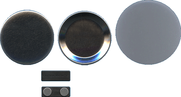 63 mm - BADGES AVEC ATTACHE MAGNÉTIQUE 63 mm - BADGES AVEC ATTACHE MAGNÉTIQUE