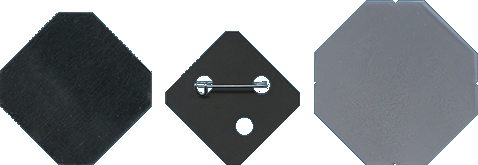 40 mm x 40 mm - 1"1/2 x 1"1/2 DIAMOND - BUTTON BADGES WITH PIN 40 mm x 40 mm - 1"1/2 x 1"1/2 DIAMOND - BUTTON BADGES WITH PIN