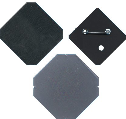 52 mm x 52 mm - 2" x 2" DIAMOND - BUTTON BADGES WITH PIN 52 mm x 52 mm - 2" x 2" DIAMOND - BUTTON BADGES WITH PIN