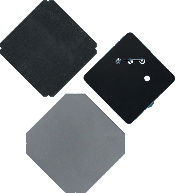 80 mm x 80 mm - 3" x 3" DIAMOND - BUTTON BADGES WITH PIN 80 mm x 80 mm - 3" x 3" DIAMOND - BUTTON BADGES WITH PIN